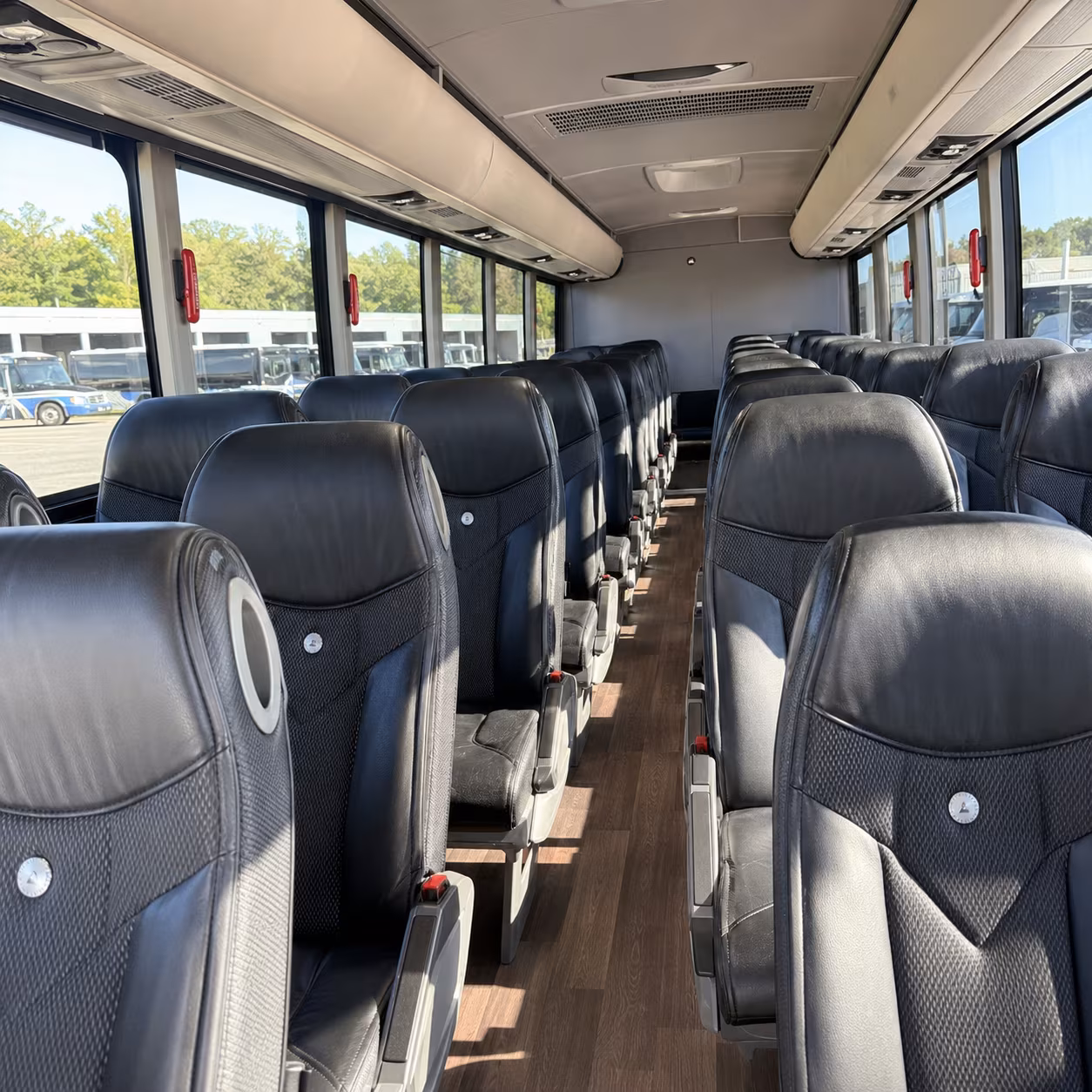 avondale charter bus interior