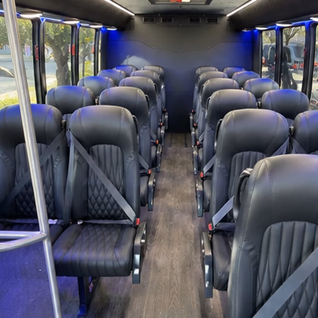 avondale wedding transportation onboard seating